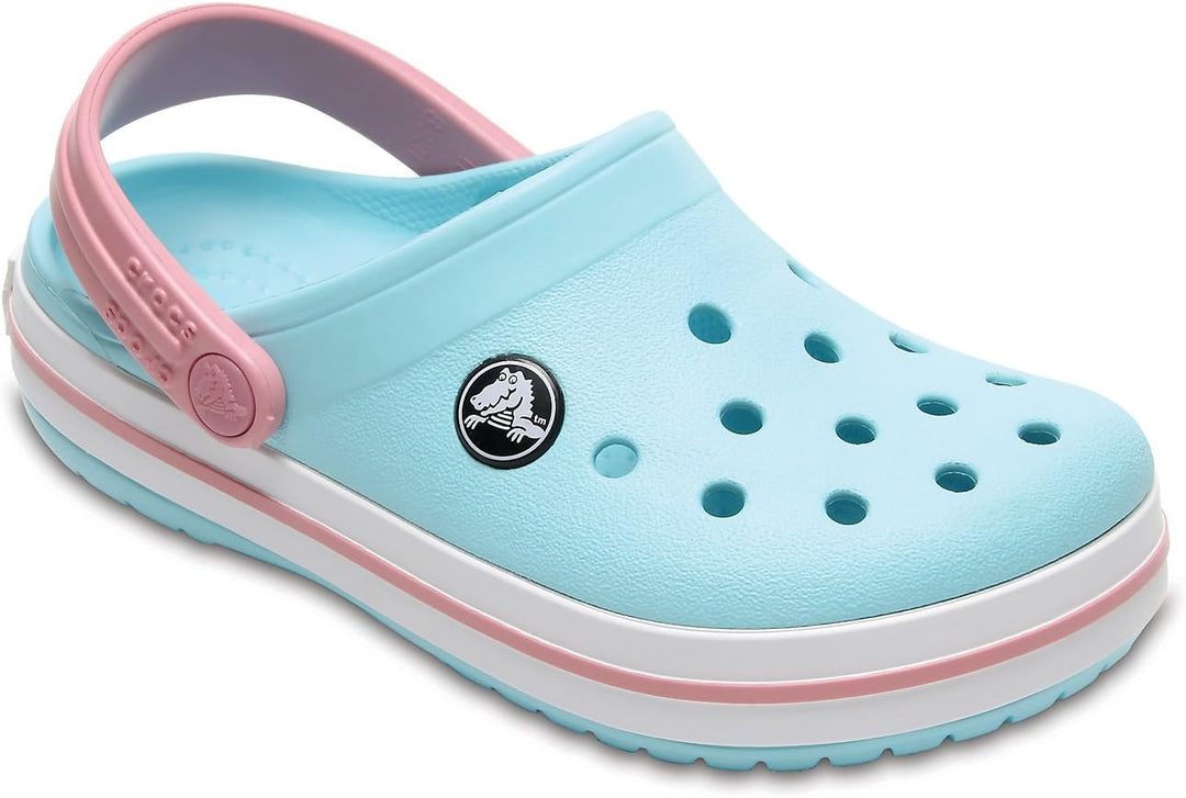 Crocs Unisex Kinder Crocband Clog KidsClogs 27/28 EU Ice Blue White, 27/28 EU Ice Blue White