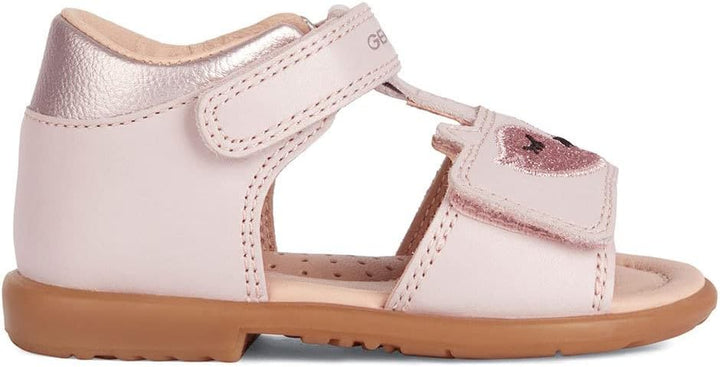Geox Mädchen B Verred Sandal, 25 EU Dove Grey