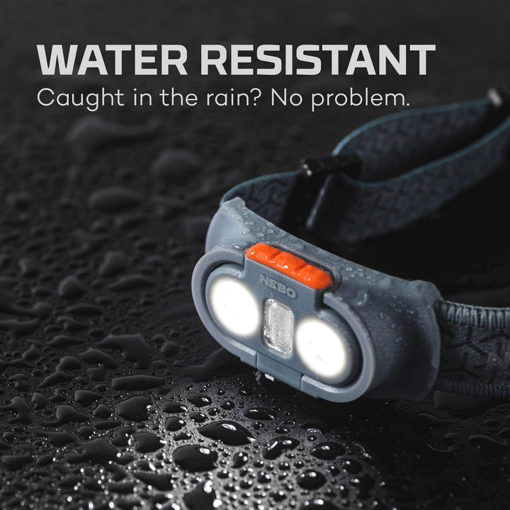 NEBO Einstein 500 Lumen Scheinwerfer | Schwarz, batteriebetrieben, wasserfester Scheinwerfer | 5 Lic