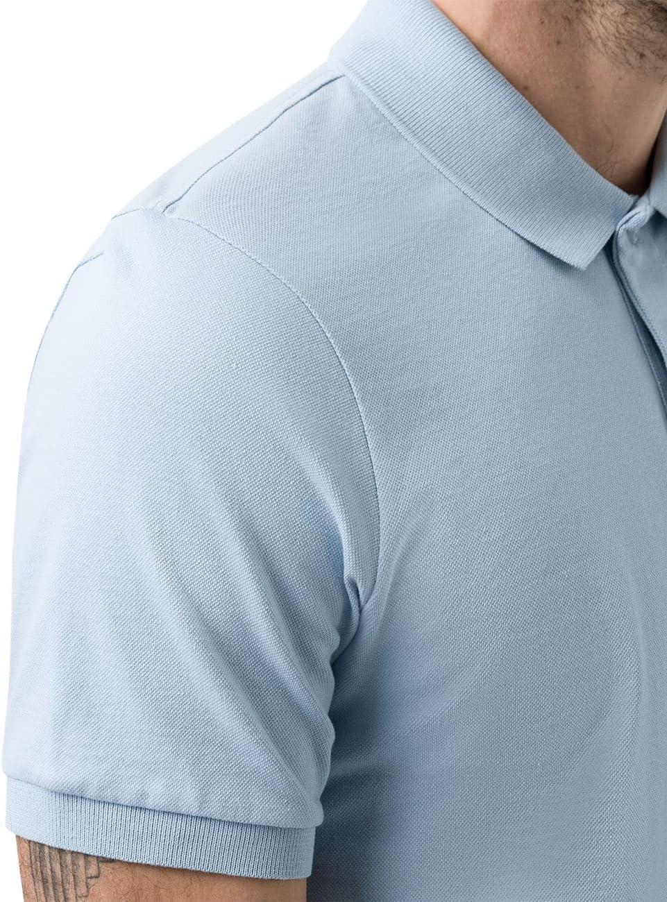 Pierre Cardin Herren Basic Polo Poloshirt, Blue Fog