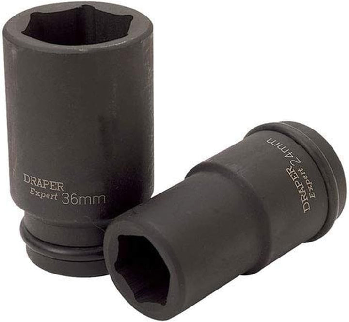 Draper Expert 5049 Hi-Torq Sechskant-Tiefbettstecknuss 17 mm 3/4 Zoll Vierkantantrieb, 419D-MM 42 mm