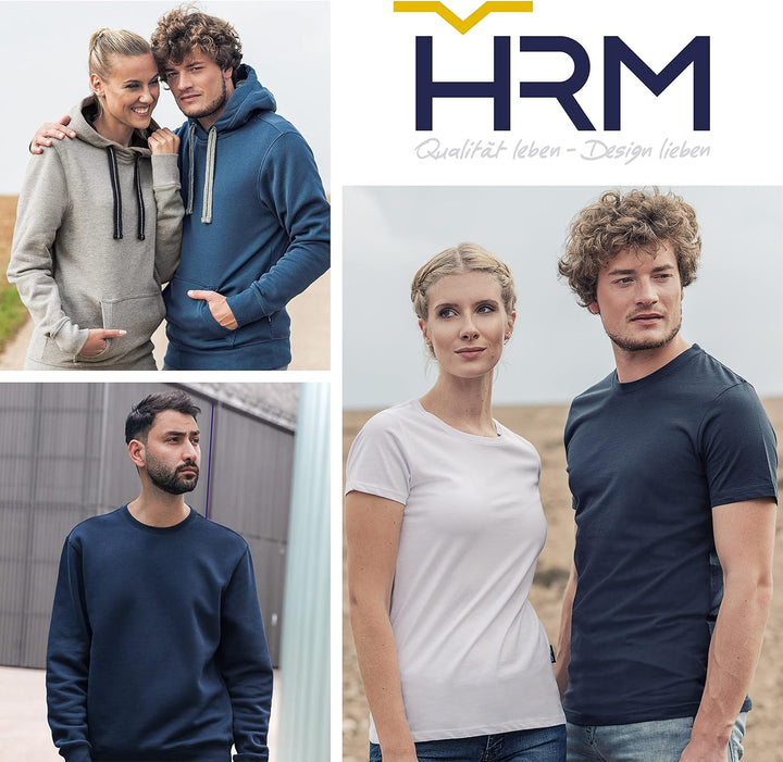 HRM Herren Hooded Performance Body Warmer I Fair Trade Outdoor Weste, 100 g/m² I Aus 100% leichtem &amp;
