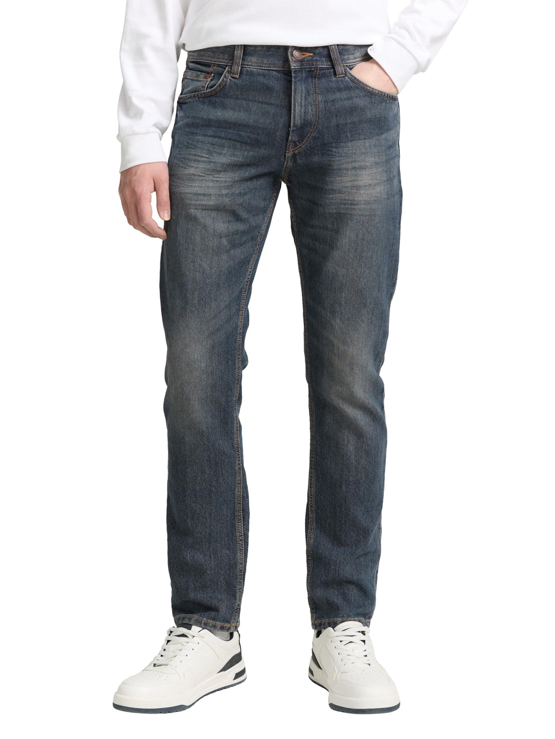 TOM TAILOR Herren Marvin Straight Jeans 32W / 36L 10281 - Mid Stone Wash Denim, 32W / 36L 10281 - Mi