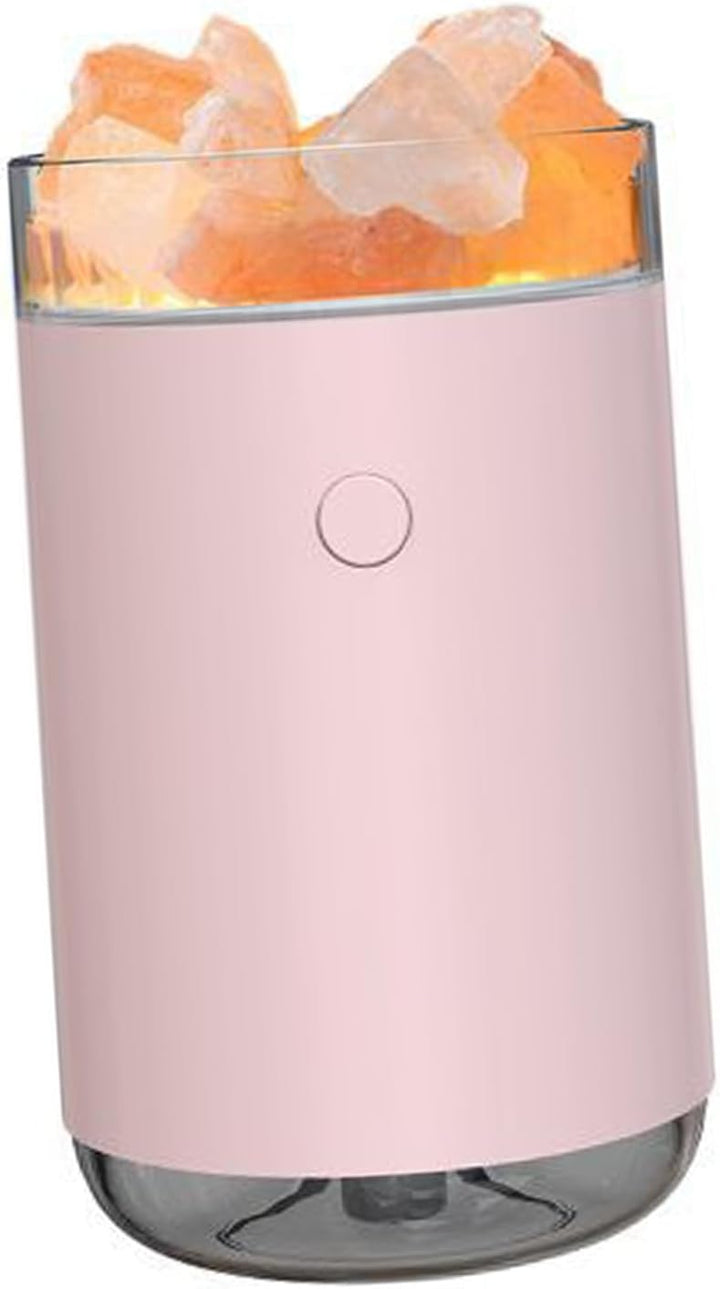 Salzdiffusor, Luftbefeuchter USB, Diffusor mit farbenfrohen leichten Effekt Luftqualität Verbesserun