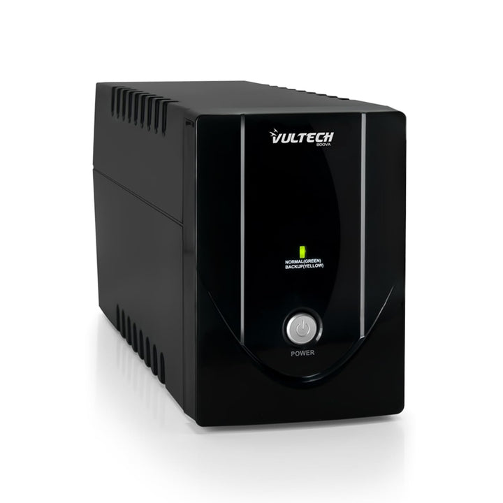 VulTech UPS800VA-LITE Unterbrechungsfreie Stromversorgung Offline, Schwarz Lite UPS Serie 800 VA | 4