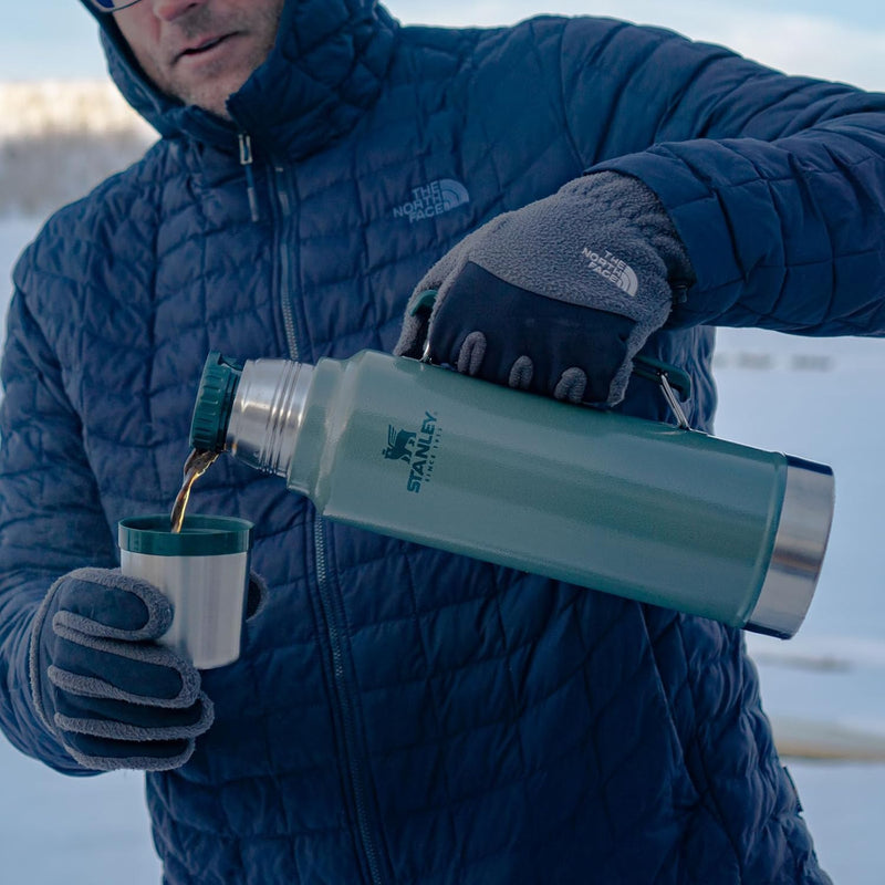 Stanley Classic Legendary Thermosflasche- Thermos Hält 15-48 Stunden Heiss oder Kalt - Edelstahl The