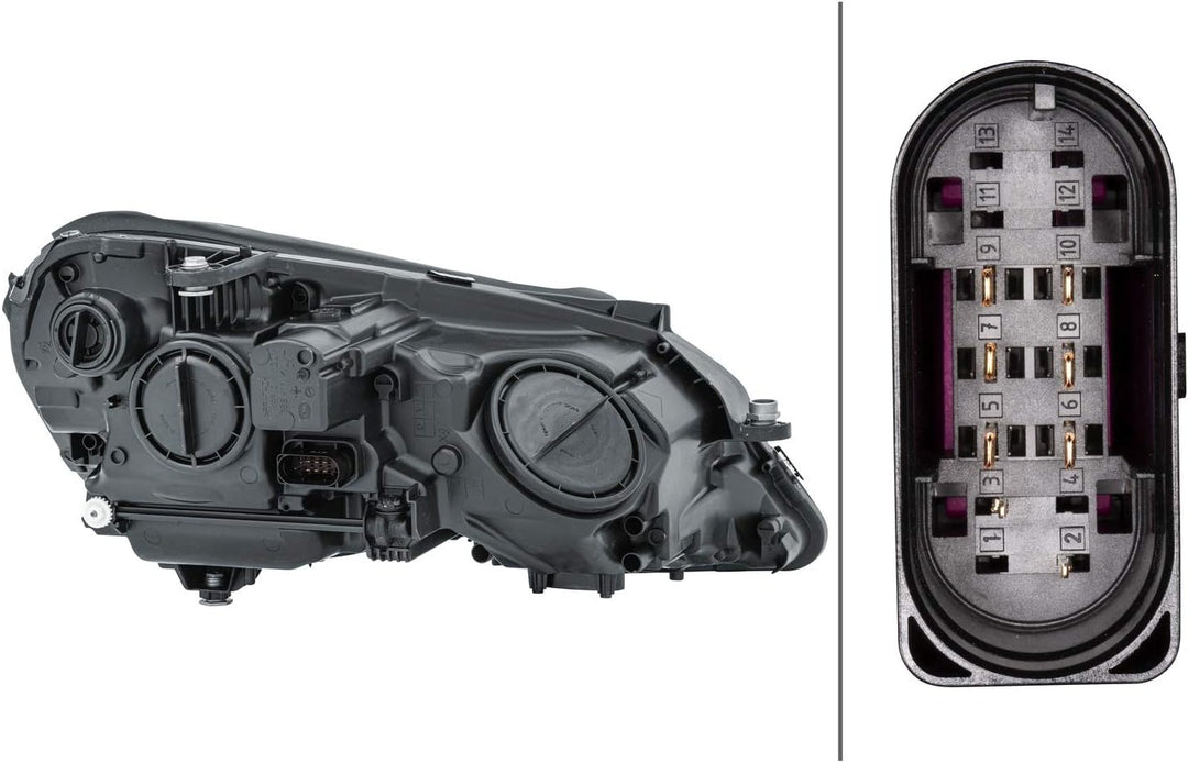 HELLA 1EL 010 800-011 DE/Halogen-Hauptscheinwerfer - links - für u.a. Mercedes-Benz E-Class (W212) L