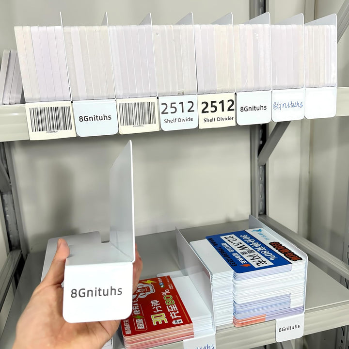 20 Stück 25 x 12 cm 1 mm Bücherregaltrenner; Bücherregaleinsatz; Freiraum für Regale und Schränke; C