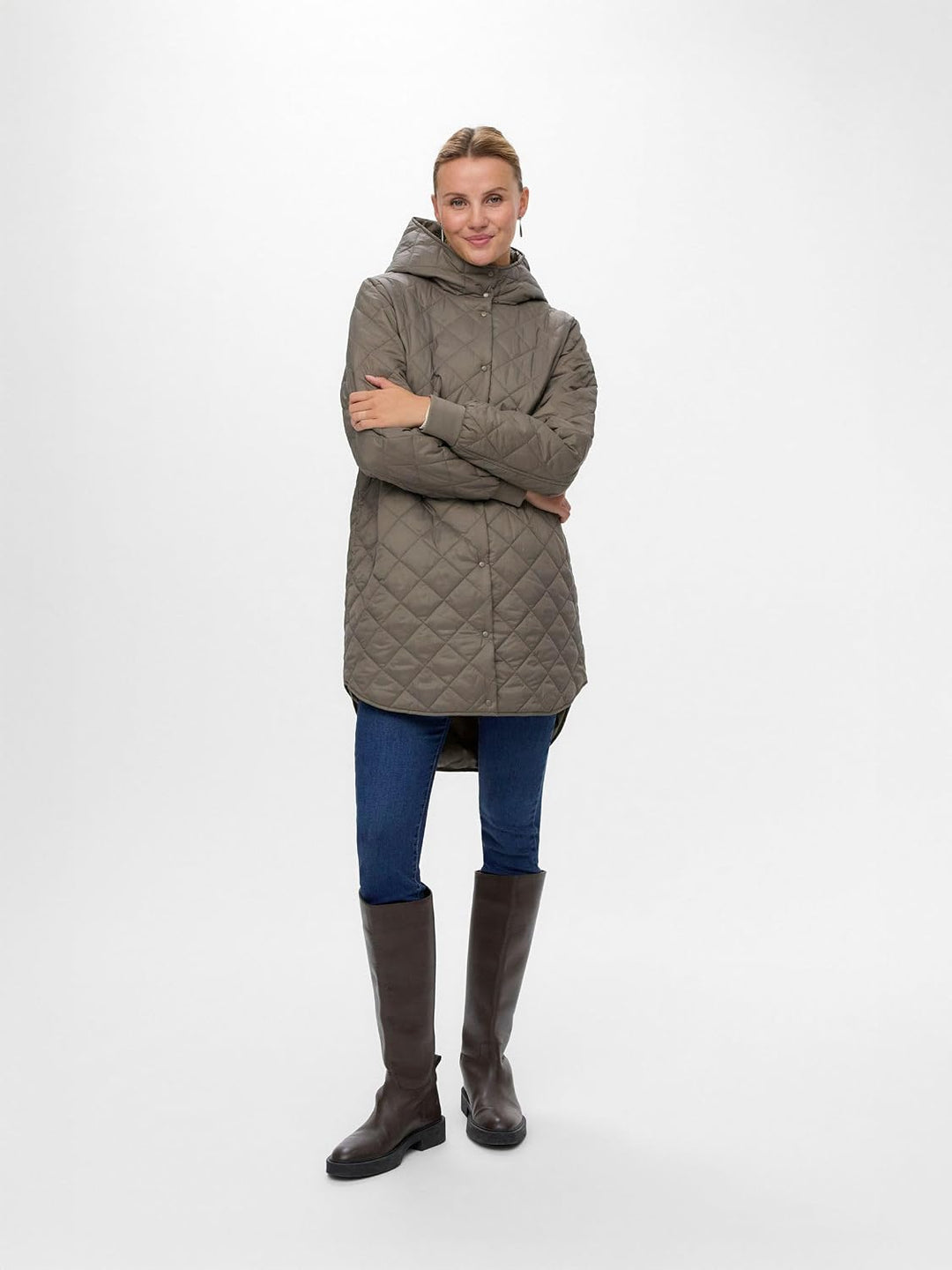VERO MODA Female Mantel VMHAYLE Steppjacke Bungee Cord XS, Bungee Cord XS