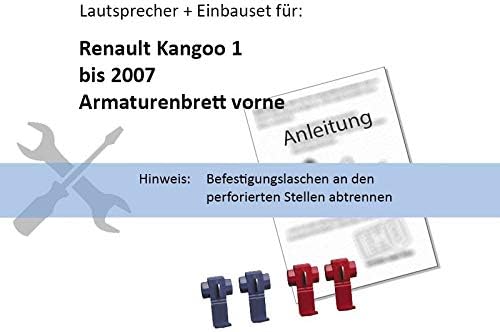 JBL Auto Lautsprecher Boxen Stage2 424 300 Watt 10 cm 2 Wege Koax passend für Renault Kangoo I bis 2