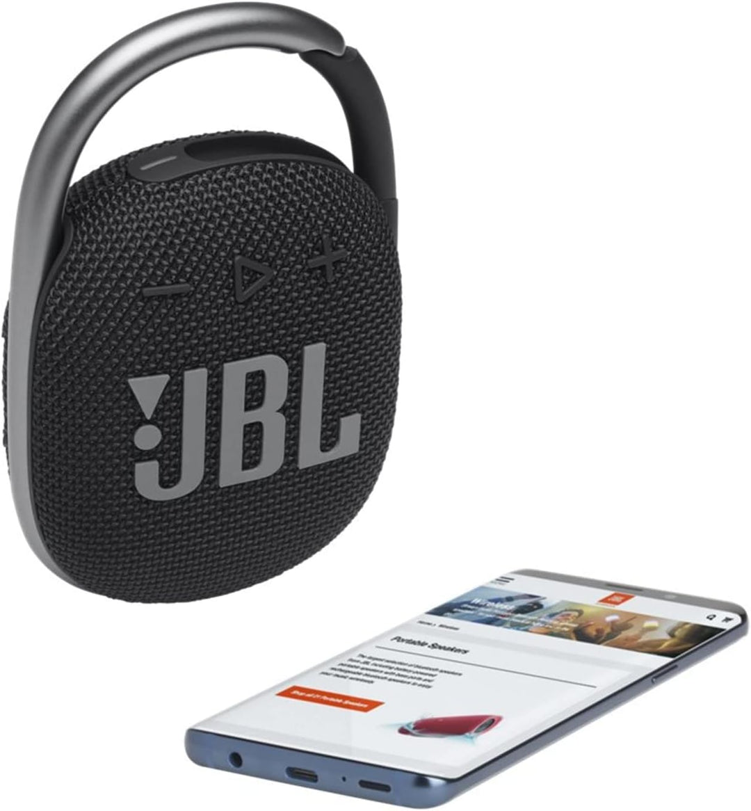 JBL Clip 4 - Lautsprecher - für den mobilen Einsatz - kabellos - Bluetooth - 5 Watt - schwarz