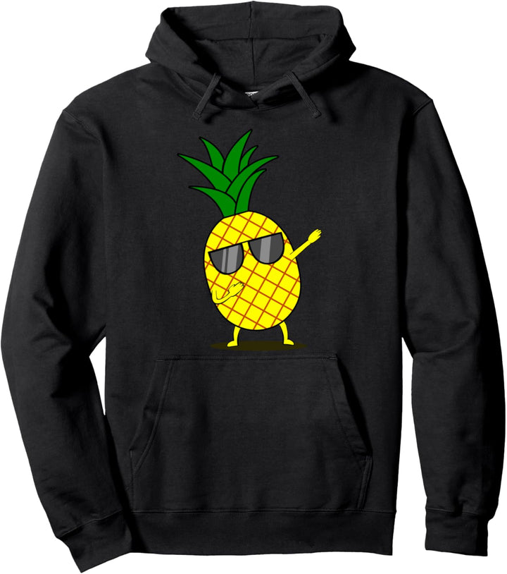Dabbing gelbe Ananas - Dab lustige tanzende Frucht Pullover Hoodie