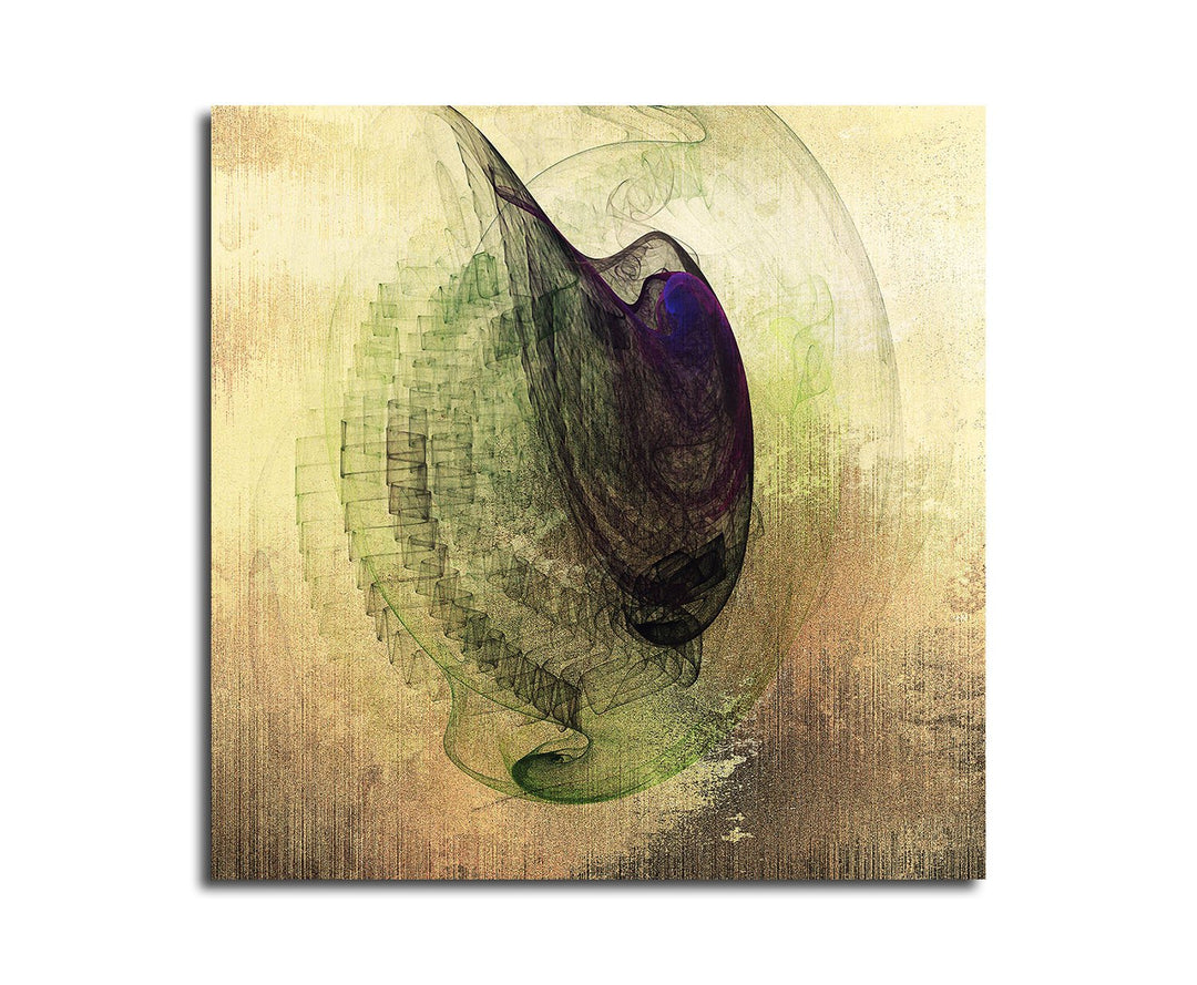 Paul Sinus Art Pforte der Sinne - Abstrakt306_60x60cm Bild auf Leinwand Abstraktes Motiv quadratisch