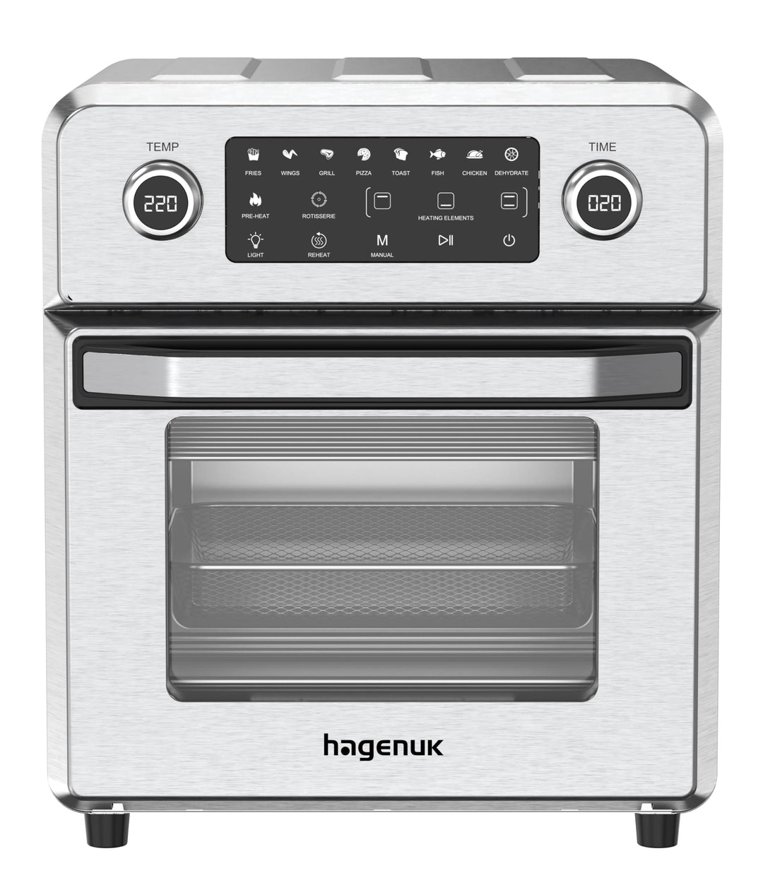 Bistro Vital Deluxe Heissluftofen – 14 L | 1700 W | Fettarm & Multifunktional