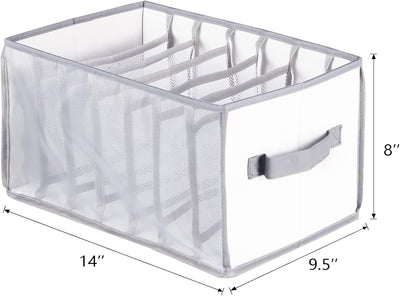 Univivi Grosse Kleiderschublade Organizer, Tragbarer Netzkleiderschrank Kleidung Organizer für Leggi