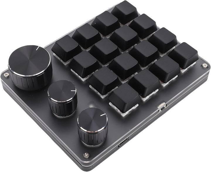 Denash Benutzer Definierte Mechanische Tastatur, Programmier Bares 16-Schlüssel-Macro-Pad mit 3 Knöp