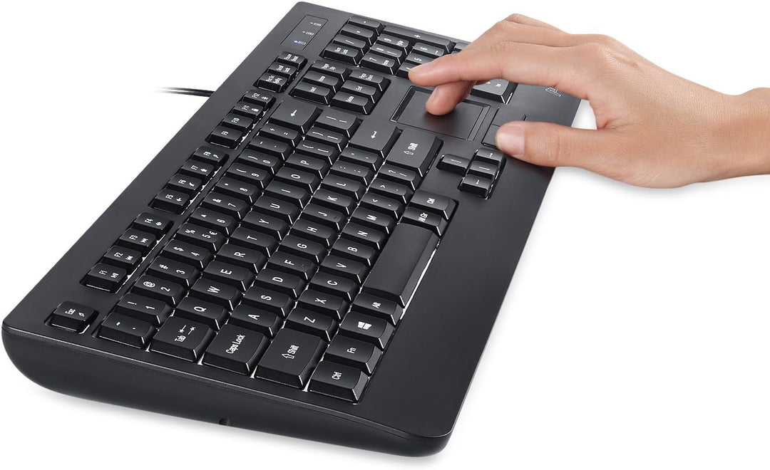 Perixx Periboard-313 Kabelgebundene USB-Tastatur mit Hintergrundbeleuchtung mit Touchpad, volle Grös
