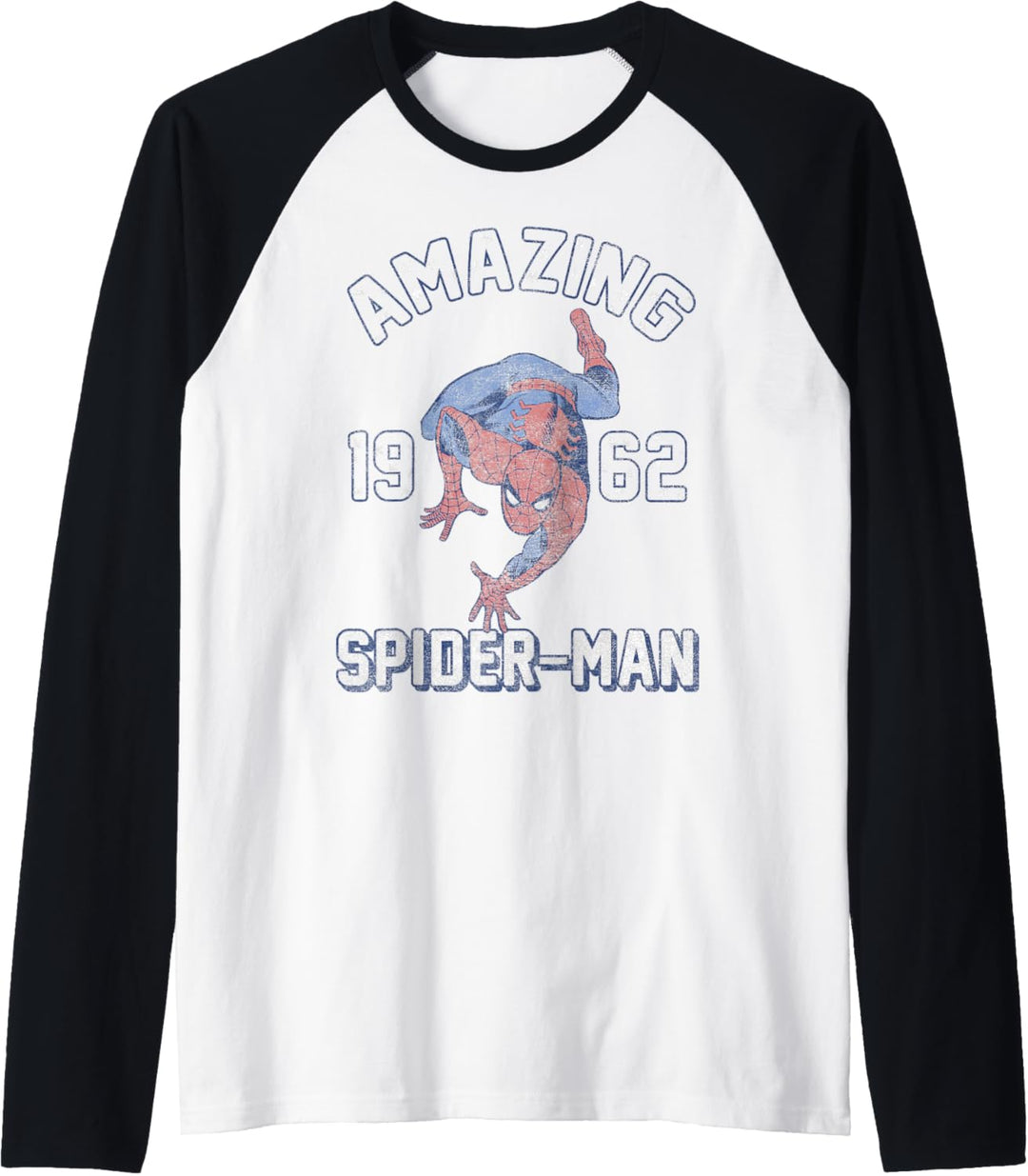 Marvel Spider-Man Amazing Stars Vintage Raglan