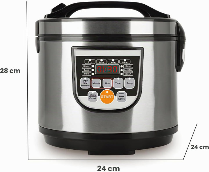 Reiskocher, 5 l, grosses Fassungsvermögen, für 2-10 Personen, multifunktionaler elektrischer Multiko