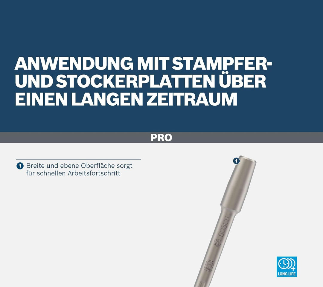 Bosch Accessories Bosch Professional Werkzeughalter SDS-max für Stocker- und Stampferplatten 220 Mm