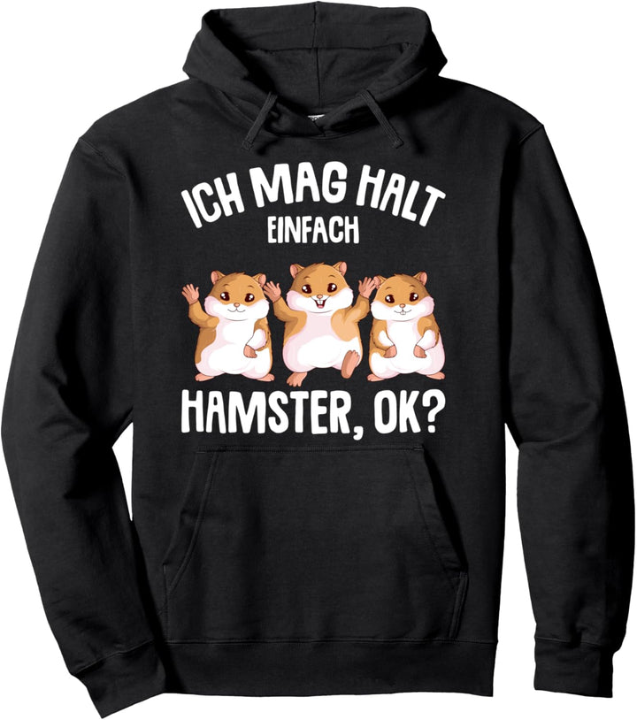 Hamster Ich mag halt Hamster Mädchen Kinder Pullover Hoodie