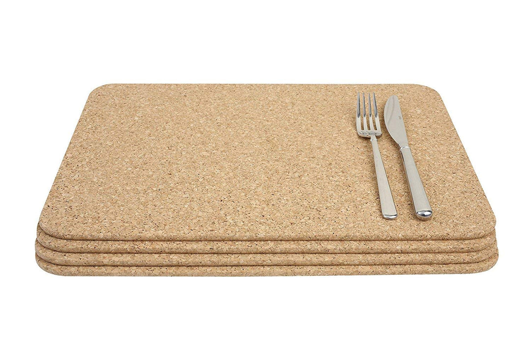 T&amp;G Tischunterlagen/Oberflächenschutz, FSC-Zertifiziert, Kork, rechteckig, 4 Stück, gross, 40 x 30 x