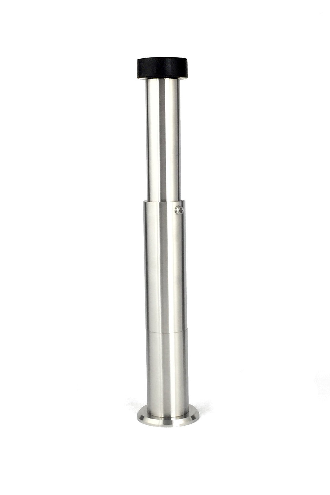 Verstellbarer Wandstopper | 88-165 mm | Gummi Schwarzer | Edelstahl AISI 304 | Finish Matt | Enthält