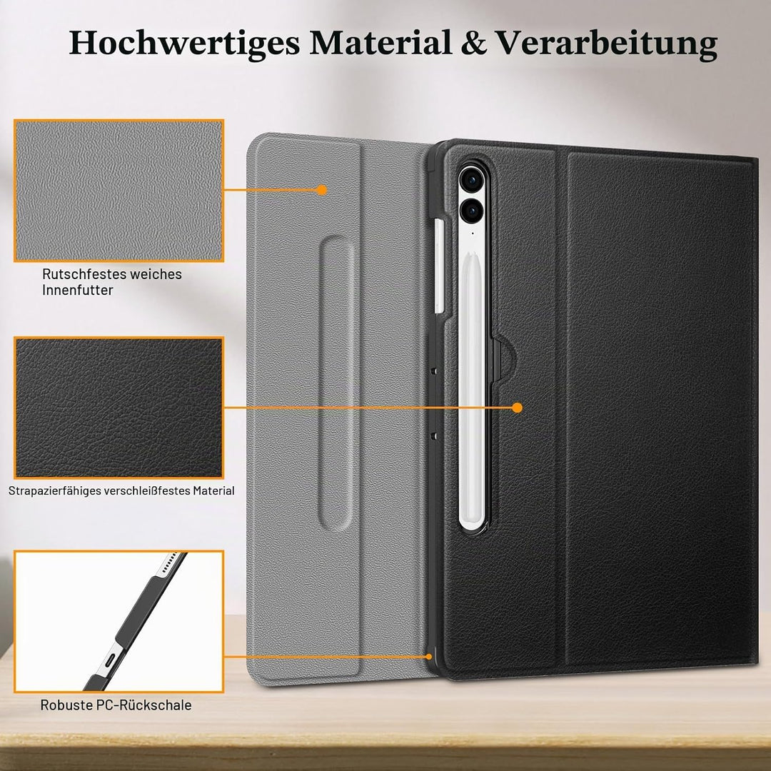 Fintie Tastatur Hülle für Samsung Galaxy Tab S10+ Plus/S9 FE+ Plus/S9+ Plus 12.4 Zoll Tablet, Keyboa