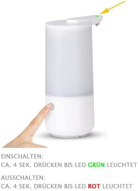 BERNSTEIN® Seifenspender SP1 mit Schutzklasse IPX6, Seifenspender automatisch, Desinfektionspender m