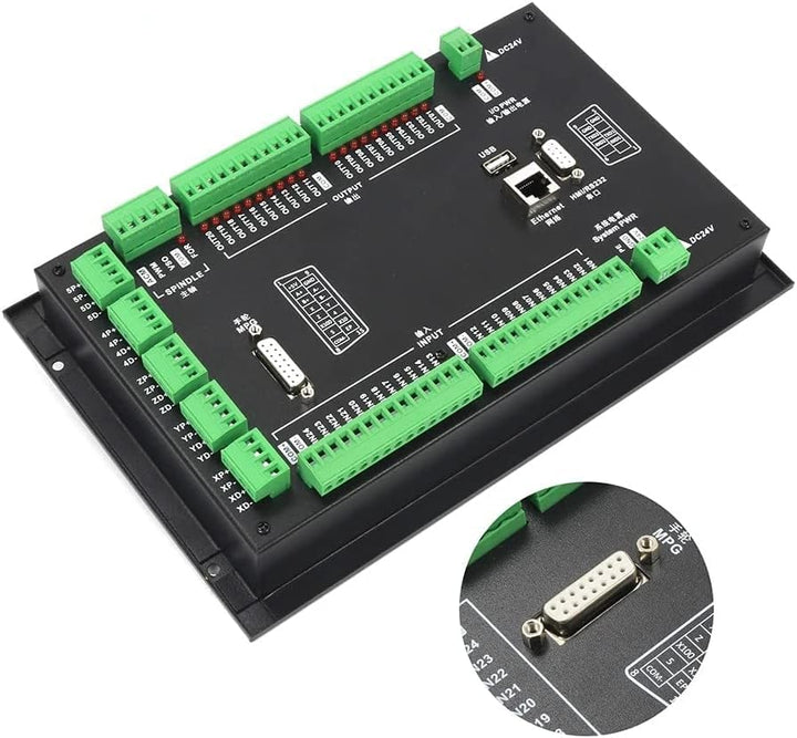 RATTMMOTOR CNC steuerung System DDCS Expert, 5 Achsen Offline Motion Controller PLC 1MHz G Code U Di