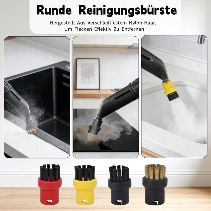 14 Stück Ersatzpads Set Kompatibel für Kärcher Dampfreiniger Zubehör EasyFix SC 1, SC 2, SC 3, SC 4,