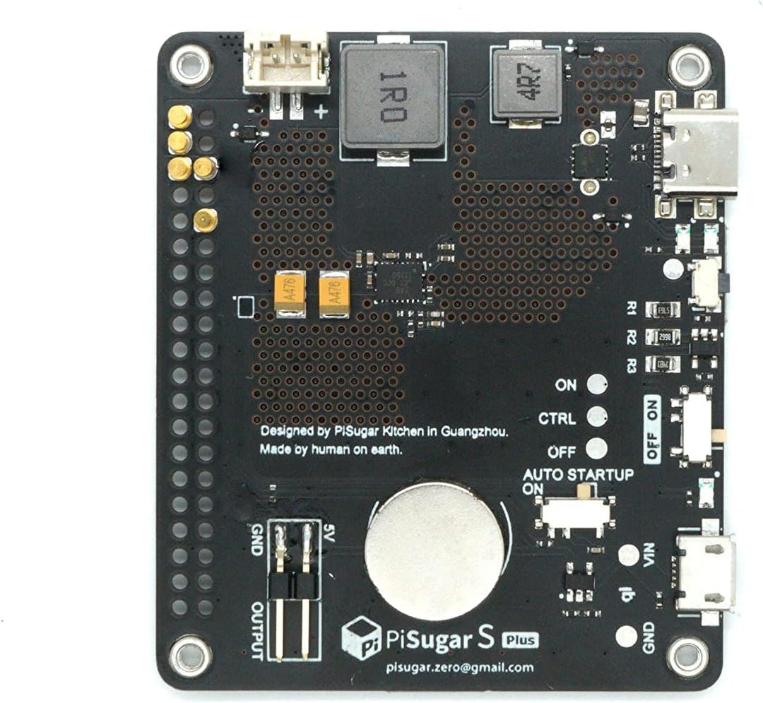 Pisugar S Plus Portable 5000mAh UPS Lithium Battery Power Module Platform for Every Raspberry Pi 3B/