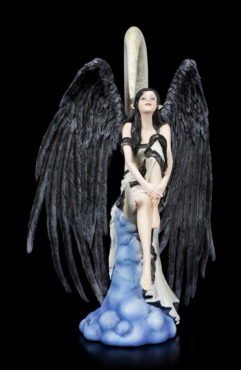 Nene Thomas Engel Fantasy-Figur - Stargazer Motiv Gothic Elfe, Fee, Deko-Figur, Staute, Skulptur, H