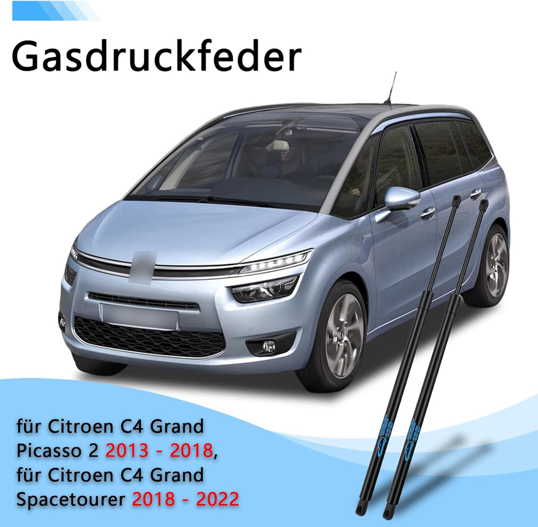 2Pcs Heckklappendämpfer für Citroen C4 Grand Picasso 2 2013-2018, für Citroen C4 Grand Spacetourer 2