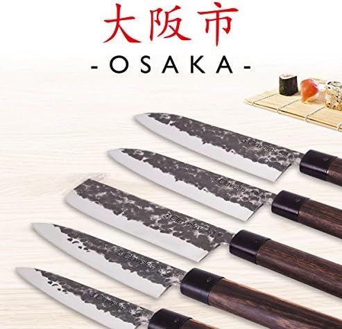 3 Claveles Osaka Japanisches Usuba Messer 18 cm Holz