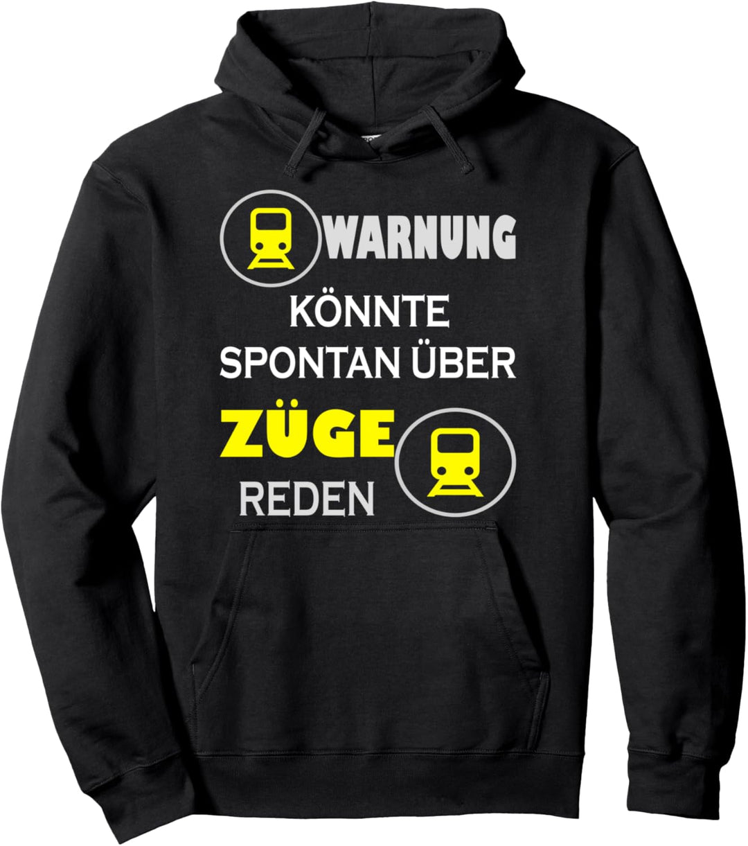 Eisenbahn Zug Dampfzug Lokomotive Lustig Pullover Hoodie