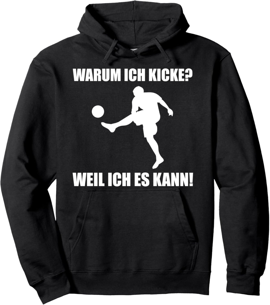 Fussball Fussballer Fussballspieler Pullover Hoodie
