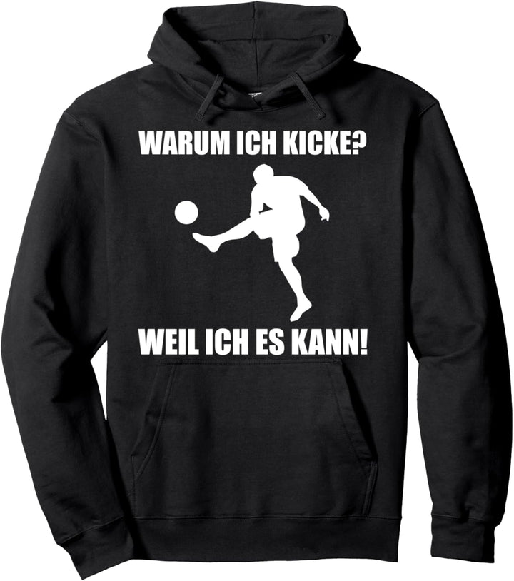 Fussball Fussballer Fussballspieler Pullover Hoodie