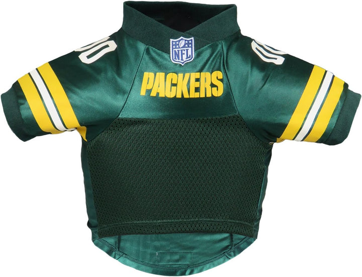 NFL Premium Pet Jersey Green Bay Packers Large, Green Bay Packers L (Neck: 14", Girth: 20"-25", Back