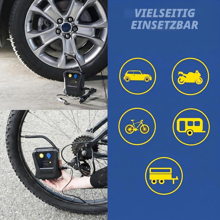 MICHELIN 9518 62001 Micro 12V fürs Auto | Kompakt und Digital | Reifendruck Luft Kompressoren Perfek