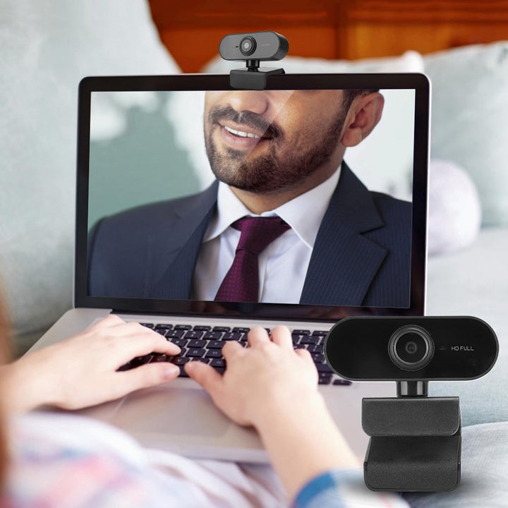 Dpofirs HD 1920x1080 Hochauflösende Webcam mit eingebautem Mikrofon, tragbarer USB 2.0-Treiber-Webca