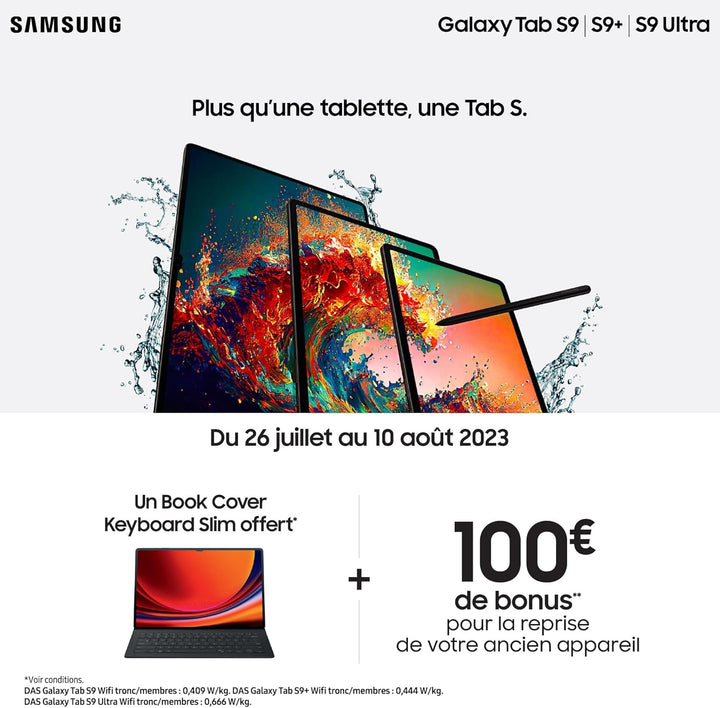 Samsung X810 Galaxy Tab S9+ 256GB/12GB RAM WiFi Graphite