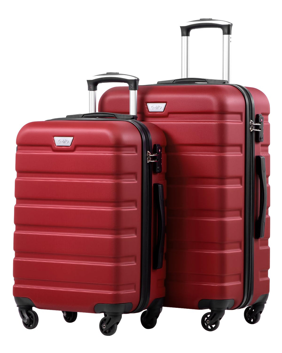 COOLIFE Koffer Premium Koffer Hartschalenkoffer Trolley Rollkoffer Reisekoffer Kofferset Handgepäck