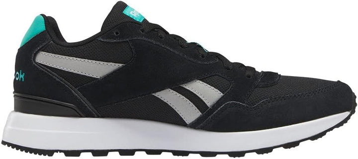 Reebok Unisex Gl1000Sneakers 40.5 EU Core Black Classic Teal Pure Grey 3, 40.5 EU Core Black Classic