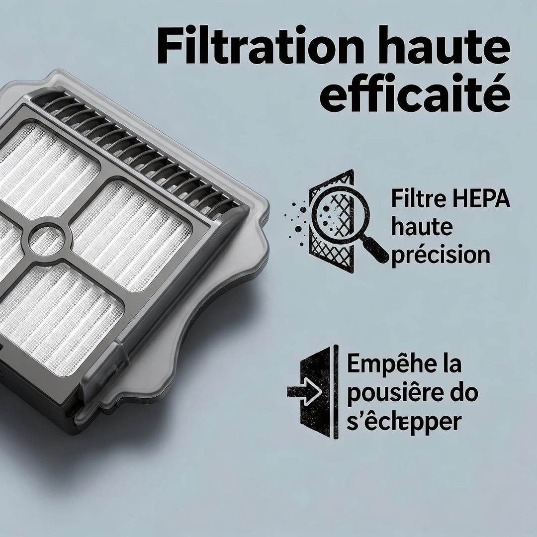 7 Stück für Tineco S5/S5 Pro/S5 Pro 2/S5 Extreme | 3 Bürstenrollen, 3 Filter und 1 Reinigungsbürste