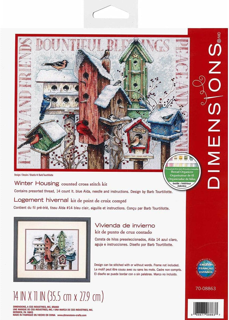 DIMENSIONS Winter HOUSING, Cotton Winterwohnung (Winter Housing), Winterwohnung (Winter Housing)