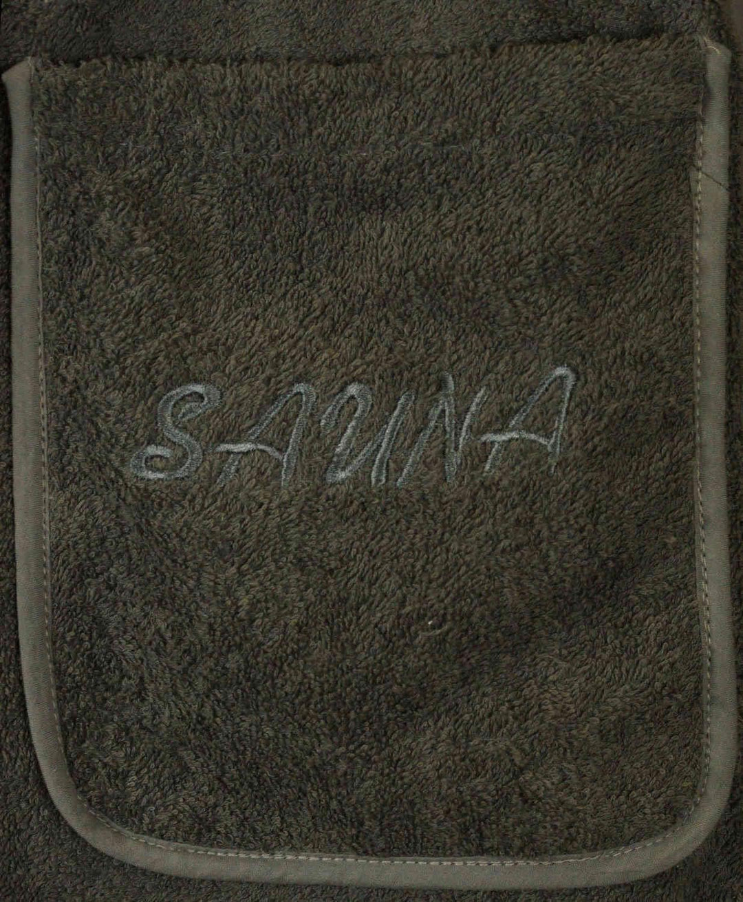 EXKLUSIV HEIMTEXTIL Sauna Set 3-Teilig Frottee Saunakilt Sarong Saunatuch Damen dunkelgrau Dunkelgra