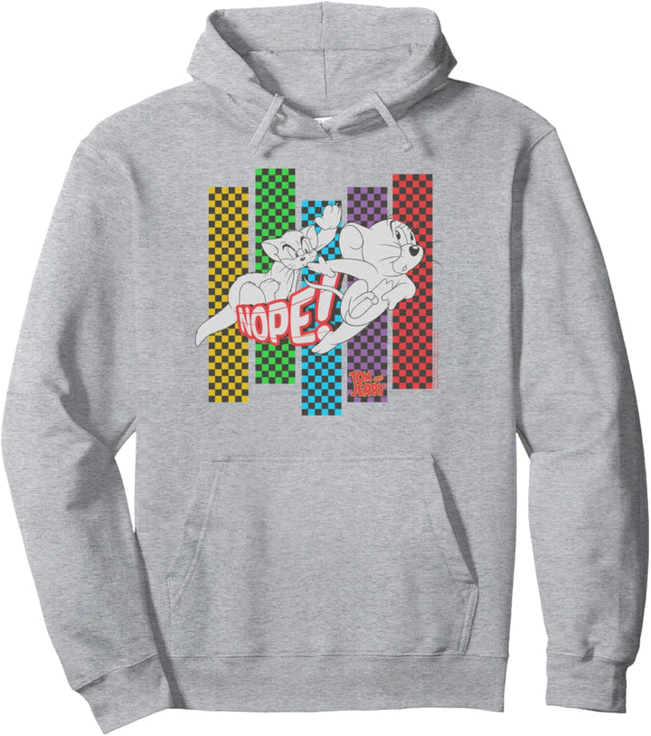 Tom and Jerry Cat and Mouse Nope Pullover Hoodie