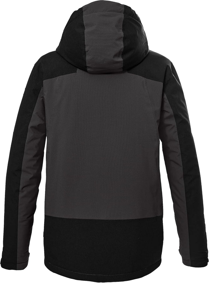 Killtec Herren Kow 25 Mn Jckt Funktionsjacke/Outdoorjacke mit abzippbarer Kapuze L anthrazit, L anth