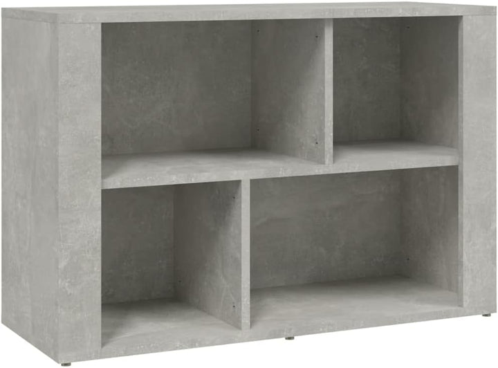 FIRBNUS Bücherschranks 80x30x54 cm mit 3 Fächern Beistellschrank Schubladenschrank Lowboard Lagersch